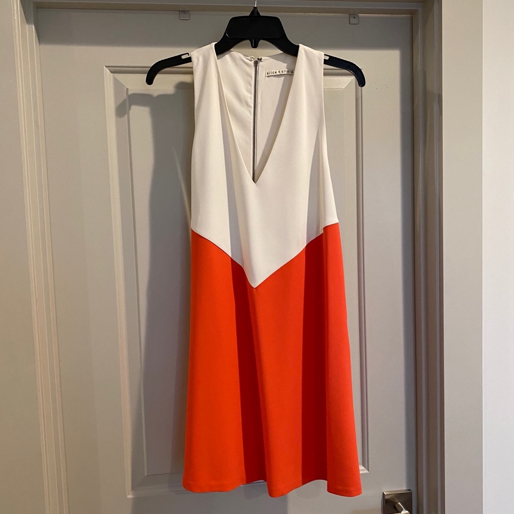 Alice and Olivia Colorblock Dress